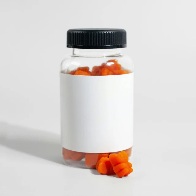 a jar with some sort of diced oranges in it