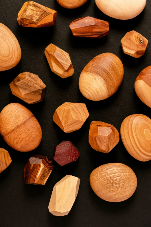 the wooden beads have been made with natural wood