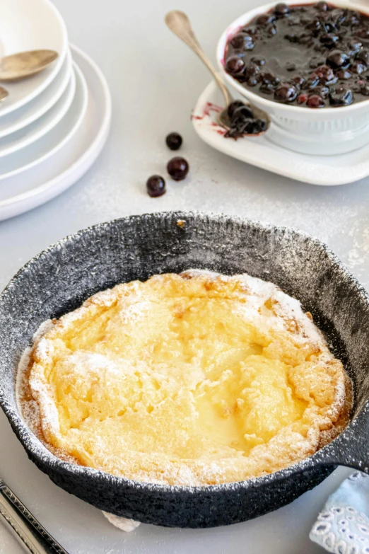 a pie with a fork on top of it