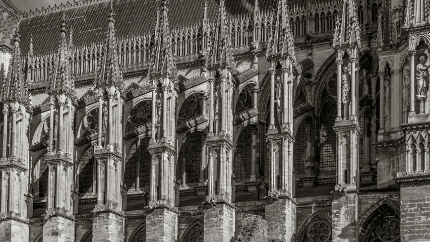 a gothic styled building with elaborate decorations and designs