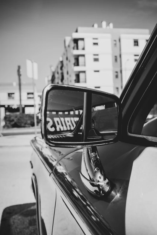 a black and white po of an old car