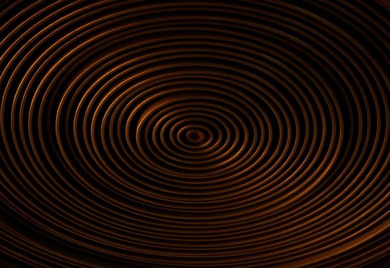 a black and orange image with lines inside of it
