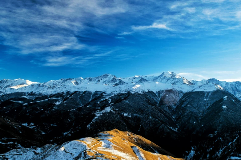 a person on top of a snow covered hill