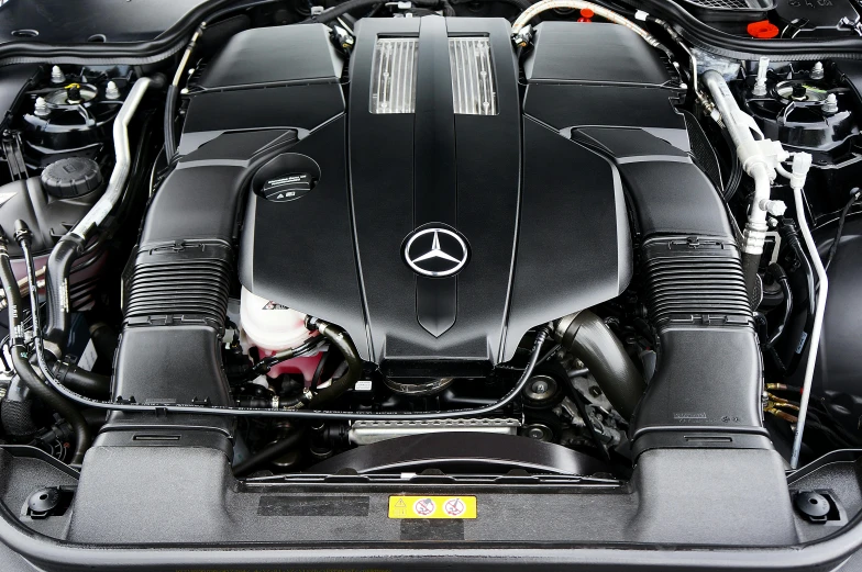 the mercedes amg - class c engine in its new car