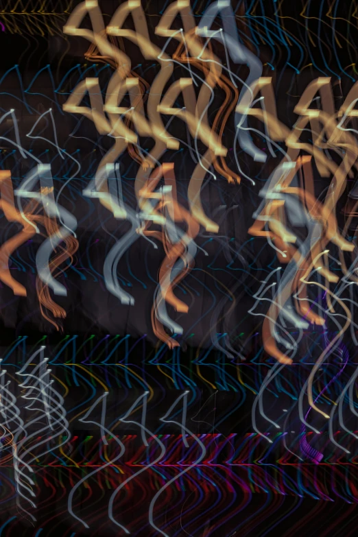 blurred image of bicycles and other bikes in motion