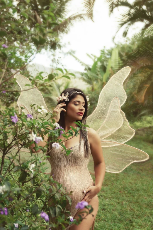 an image of a woman dressed in fairy costume
