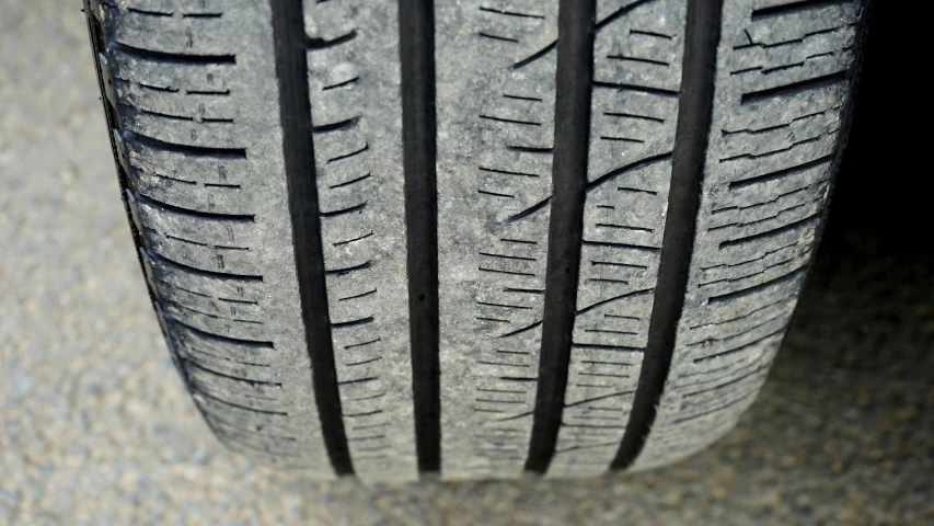 a close up s of the back tire of a car