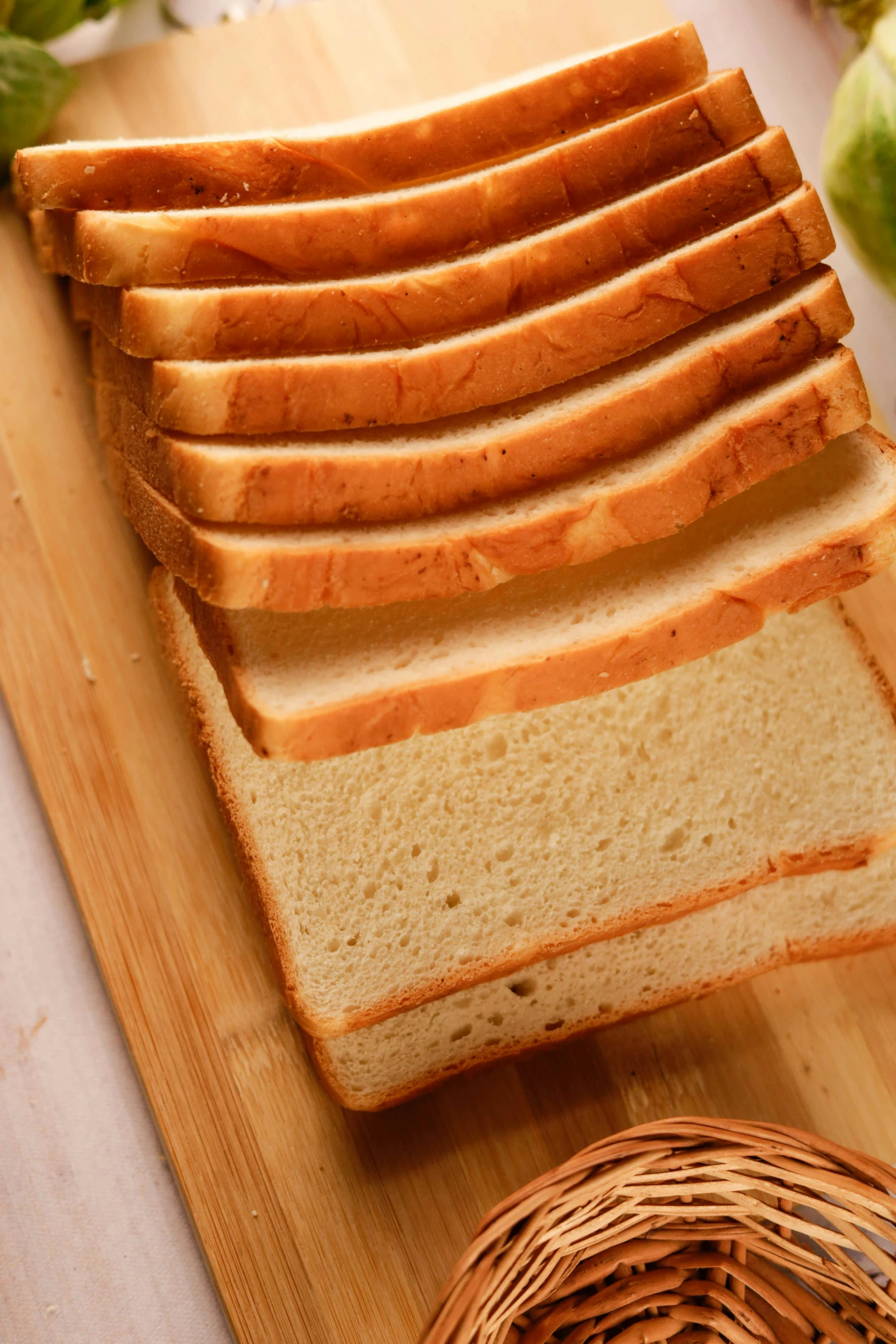 a loaf of bread that is on top of a  board