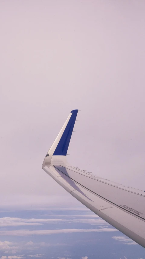 the view from the seat in an airplane