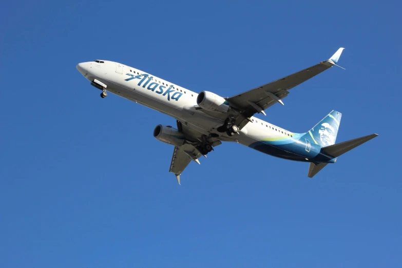 a jumbo jet flies through the sky, landing