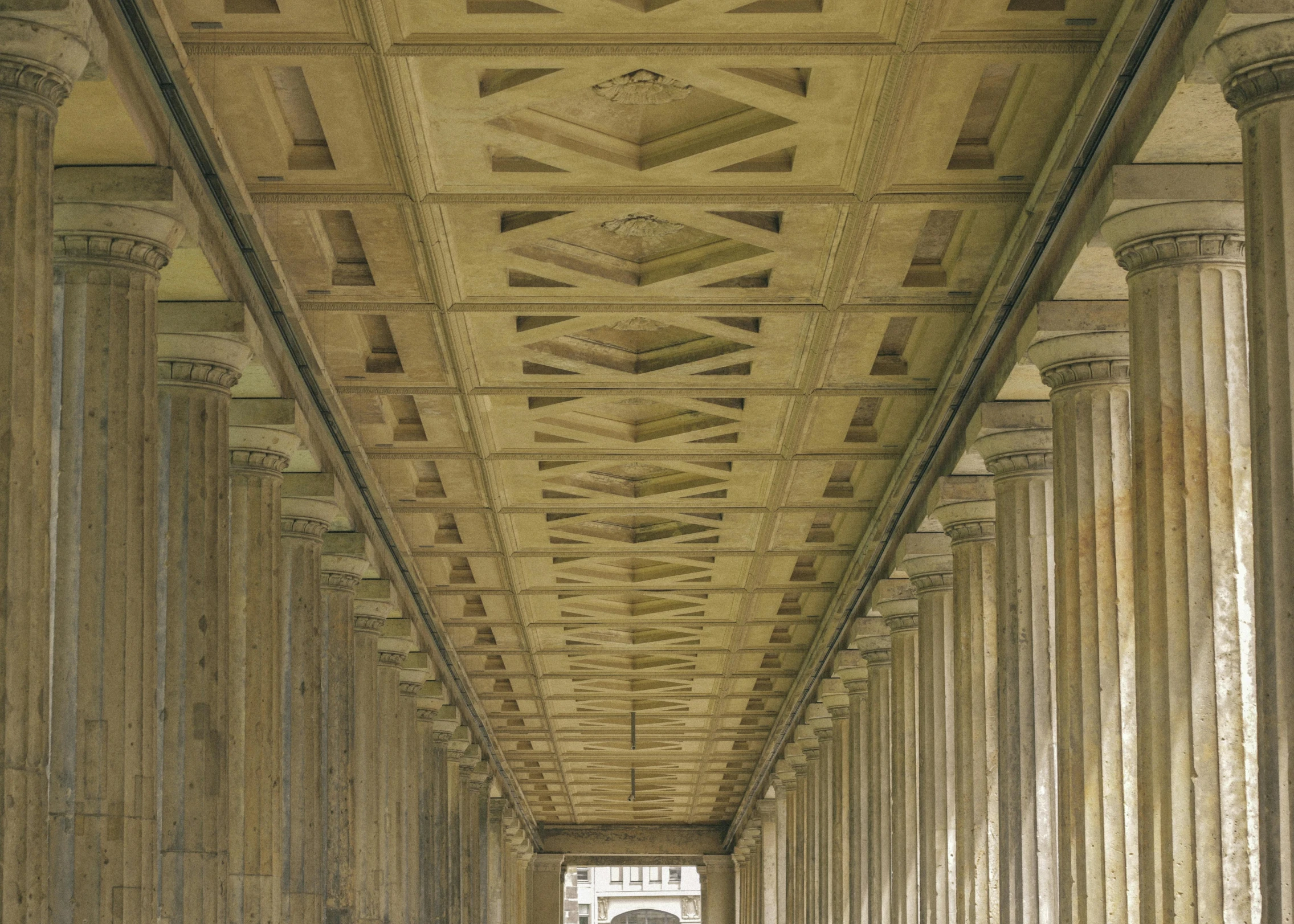 a very long hall that is very wide