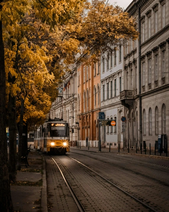 an image of a train that is going down the track