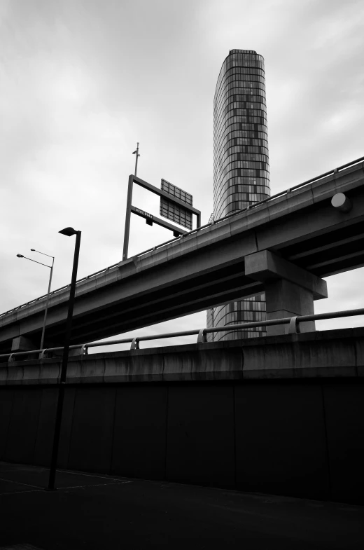 this is an elevated structure with many pipes in it