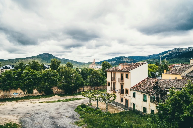 an old town in france during the day