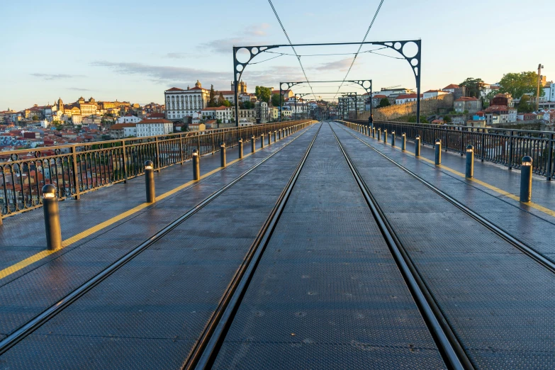 the train tracks are closed for trains to pass