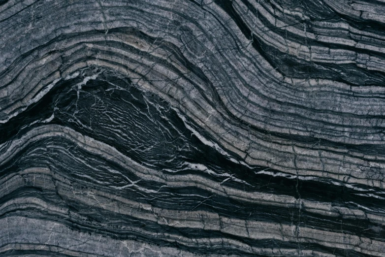 close up po of different layers in granite