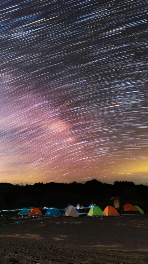 an image of a sky full of stars with stars behind it