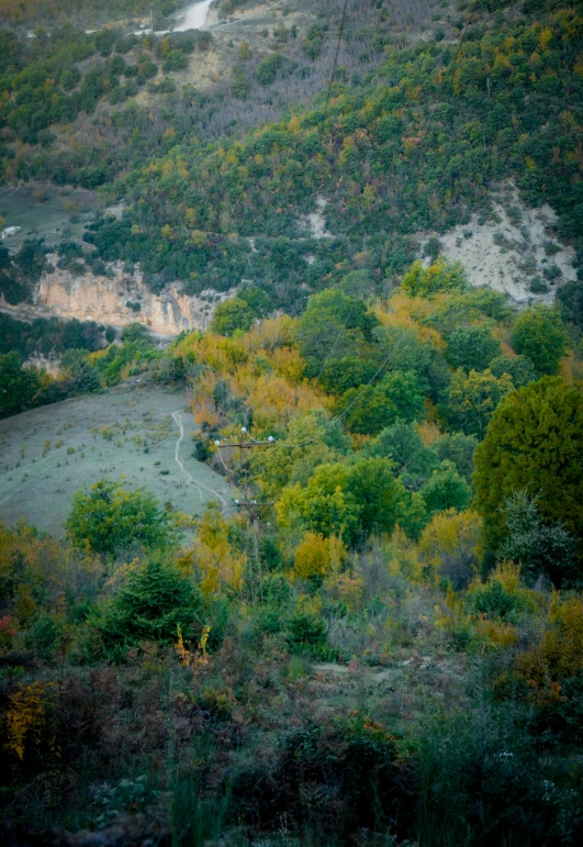 an image of a landscape taken from high up on a hill