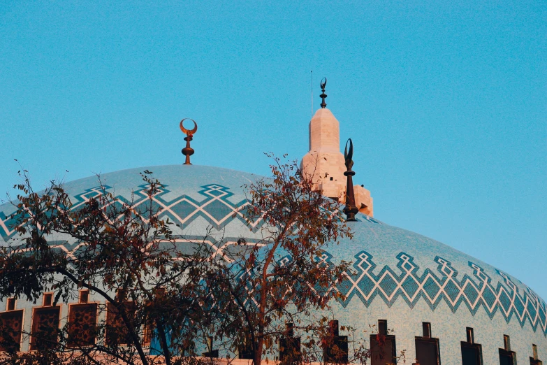 a dome and bell tower in the skyline