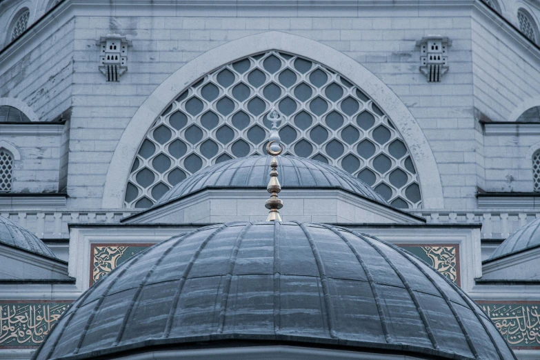 the dome of the building looks like an intricately detailed building