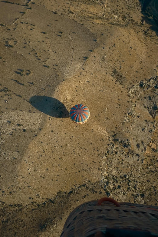 a ball of some sort on the ground