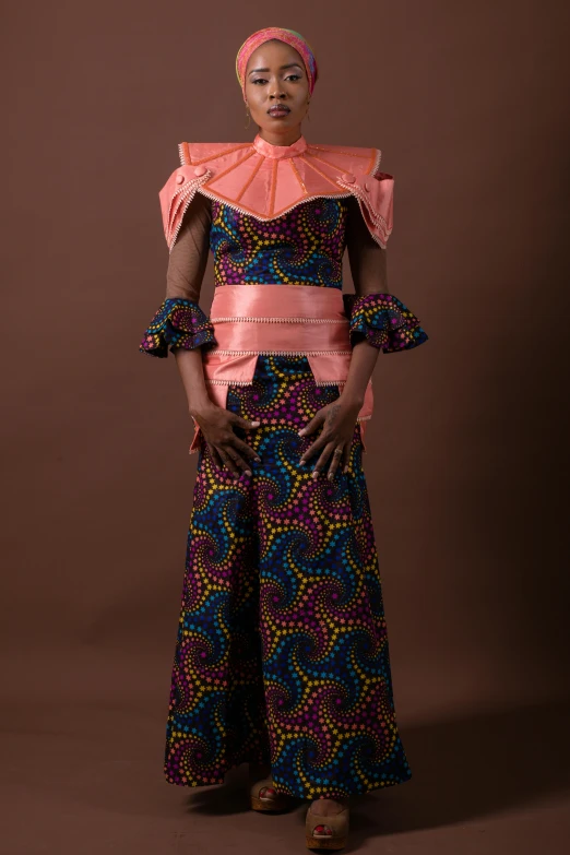 an image of a person that is wearing african clothing