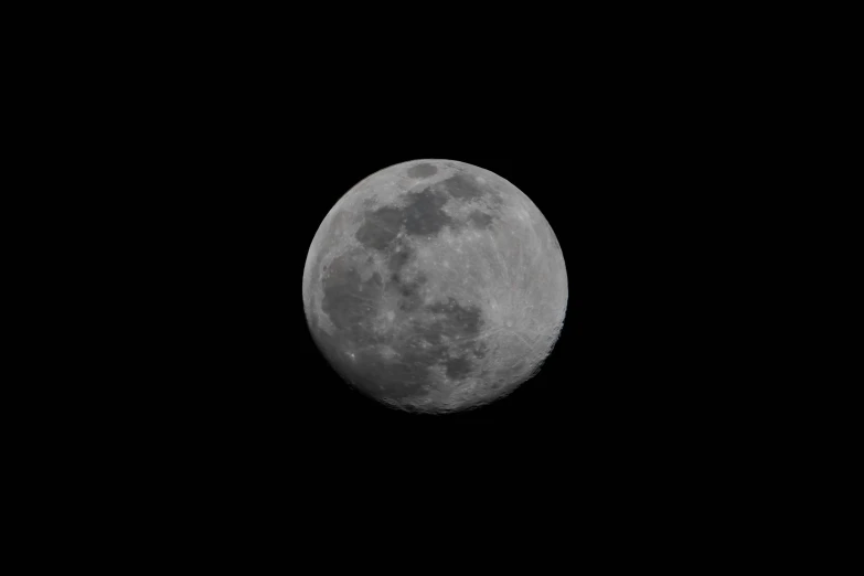 a big full moon seen from the ground