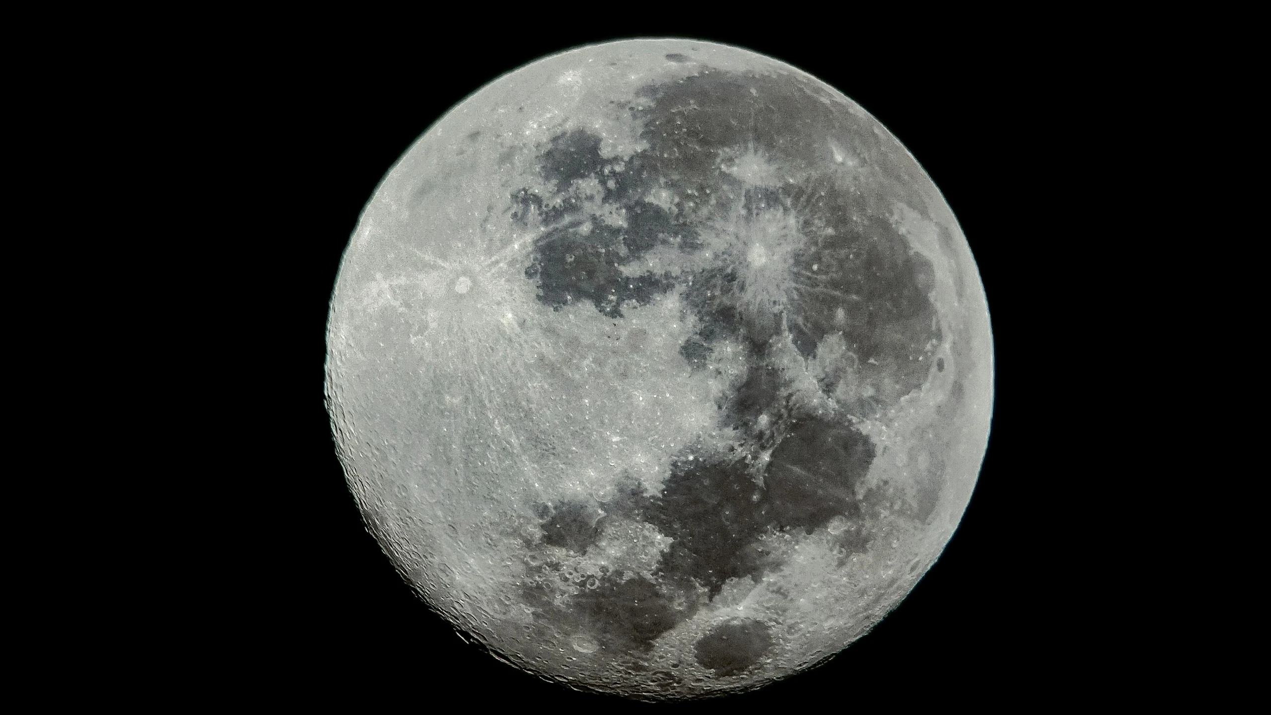 a black and white po of a moon