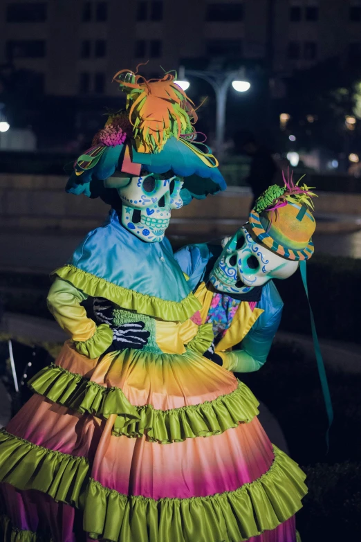 an image of a girl that is wearing colorful attire