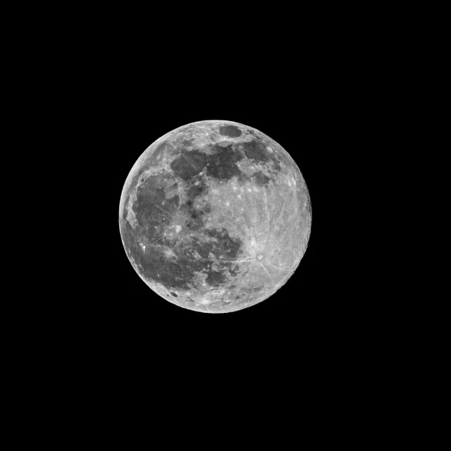 the full moon in a clear sky with no clouds