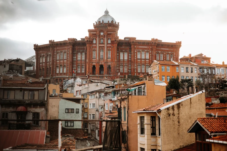 a po of some red brick buildings