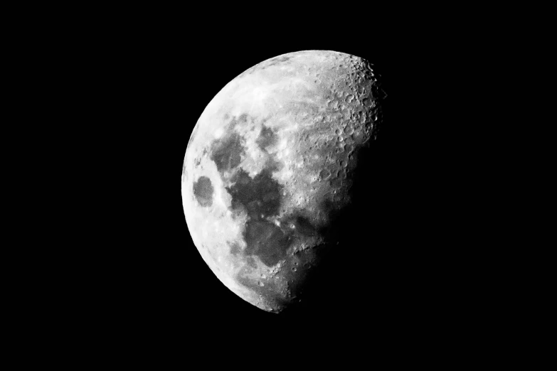 a close up of the moon in the sky