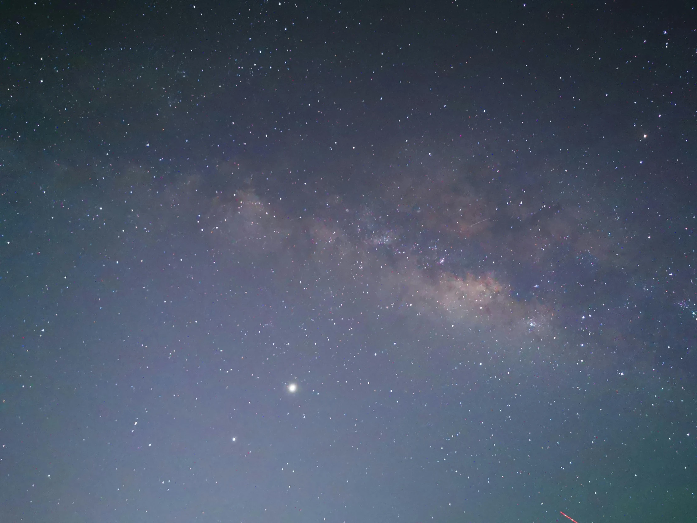 the night sky with stars and a full moon