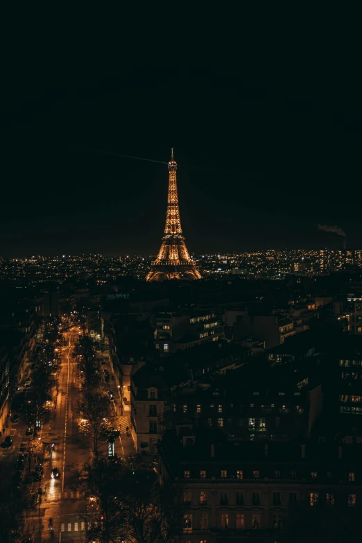 a view from the top of the eiffel tower