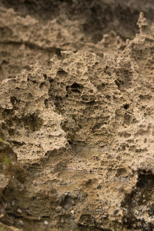 a view of some rock formation made from the ground