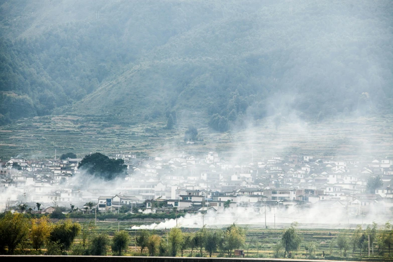 the view of some  springs in the hills