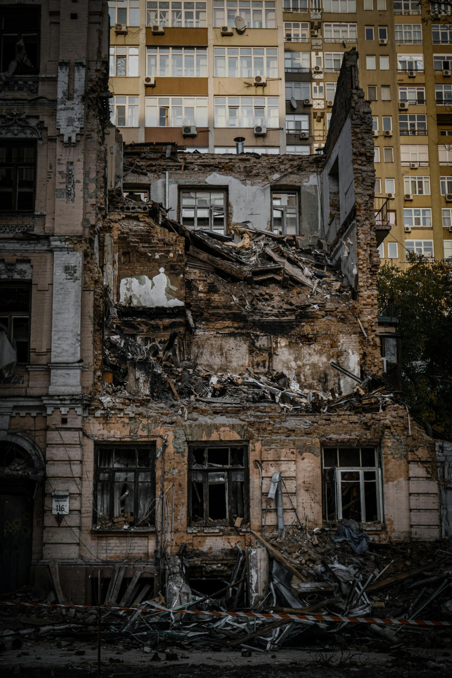 a couple of buildings that are being torn down