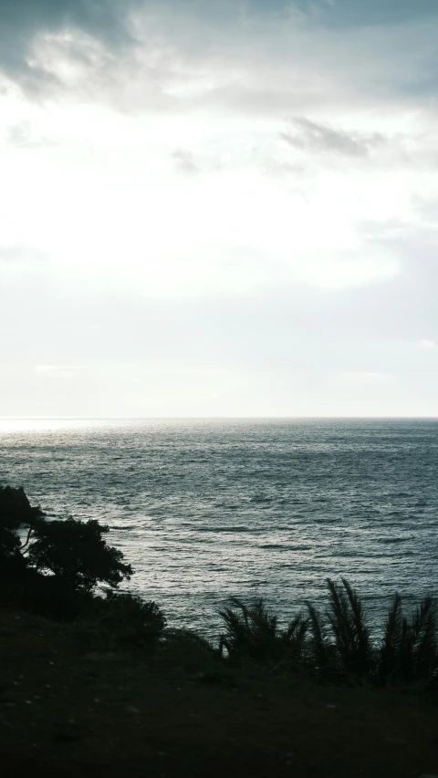 there are two people out on the beach with the ocean