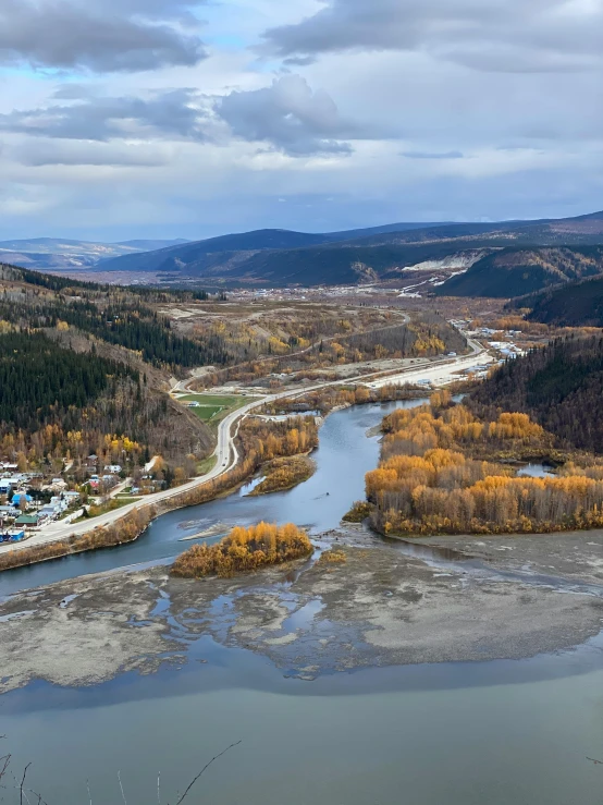 an image of an aerial view of a river