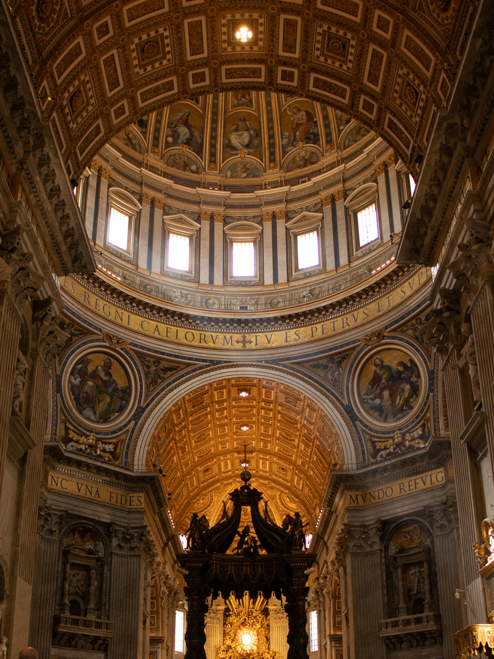 a cathedral decorated in elaborate designs and arches