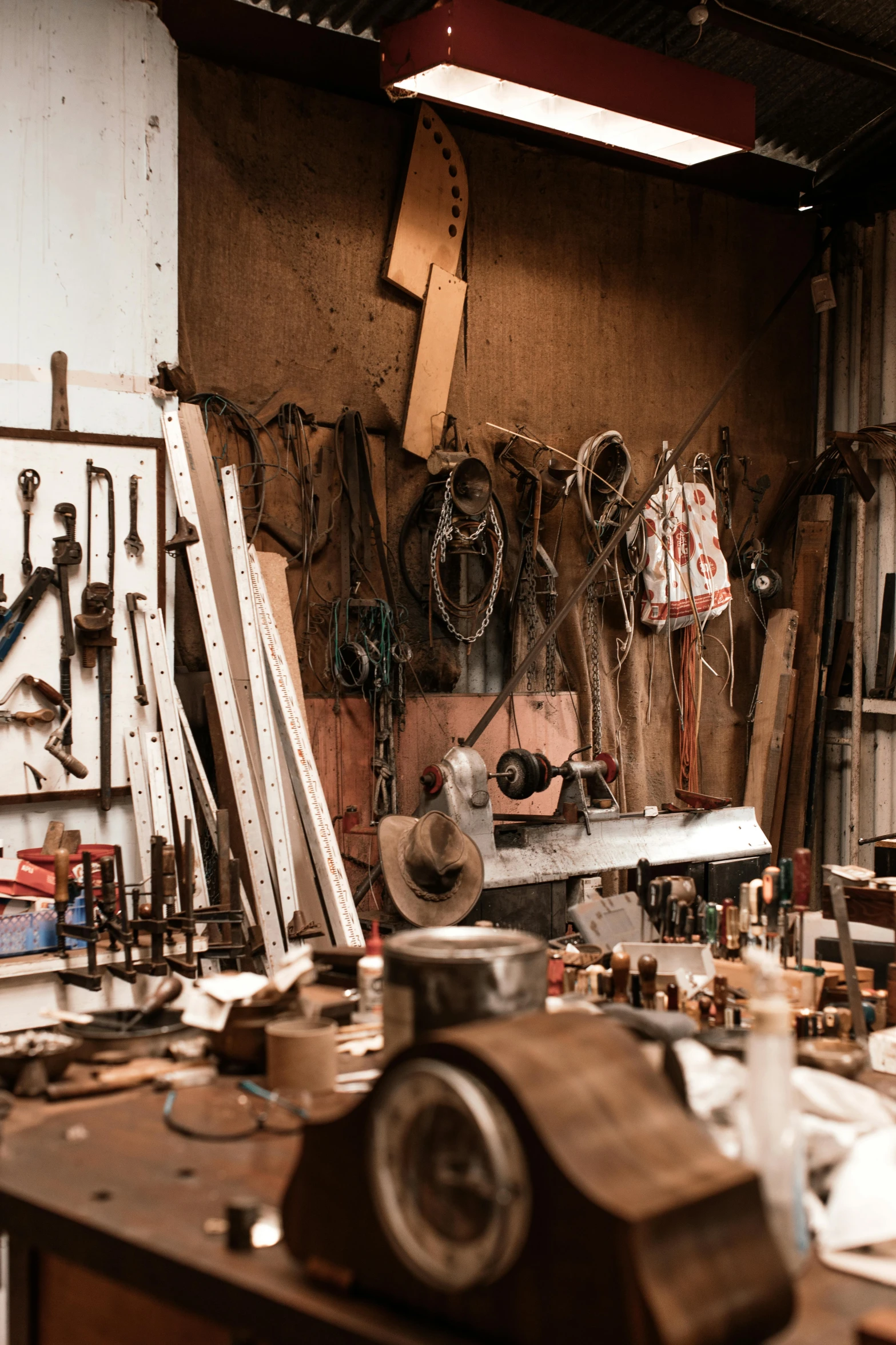 a table with lots of different type of tools