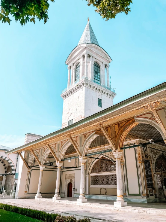 the beautiful architecture of the historic building has an interesting clocktower