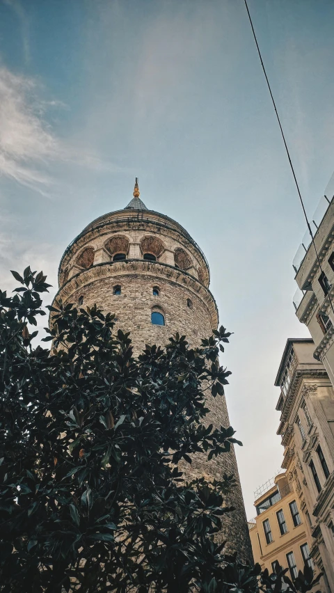 a tall clock tower on top of a building