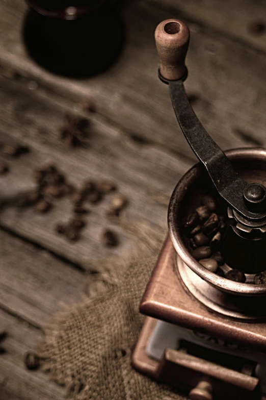 an espresso stove sitting on top of a table