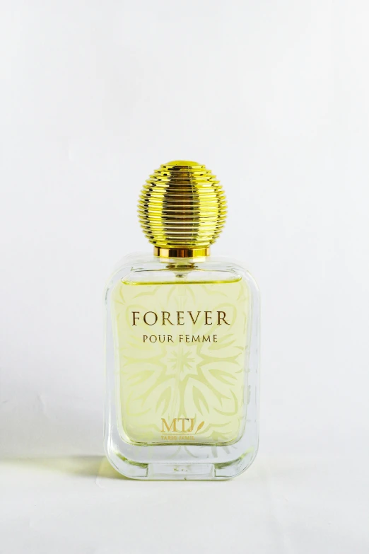 a close up of an open bottle of perfume