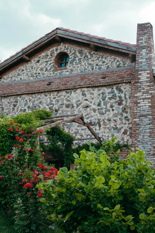 this is an old church in a brick building