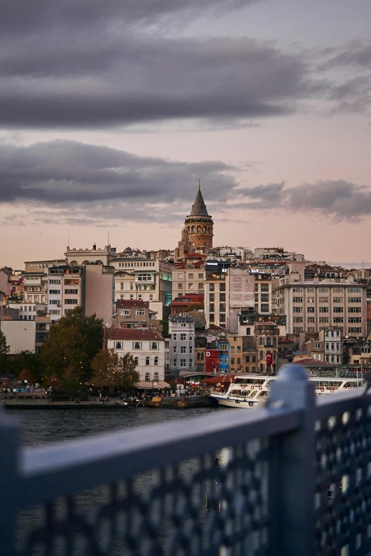 a view of a skyline from across the water