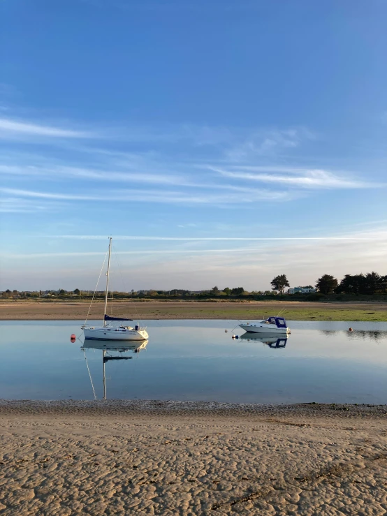 a couple of boats that are in the water