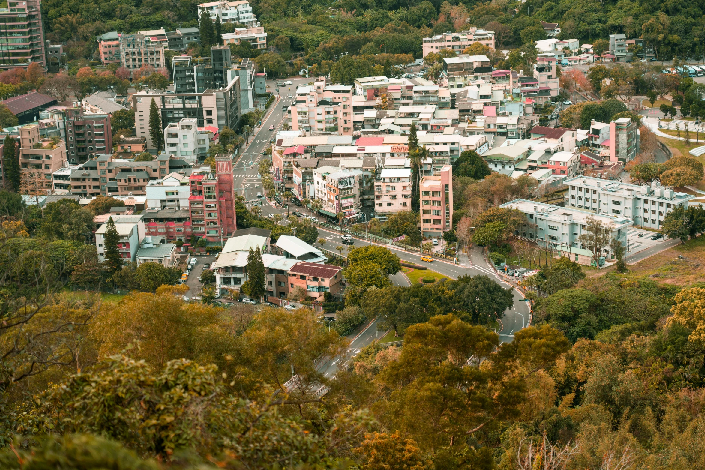 a city filled with lots of tall buildings