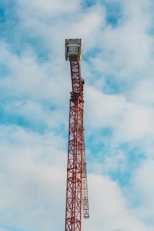 a large tower with a television on top of it